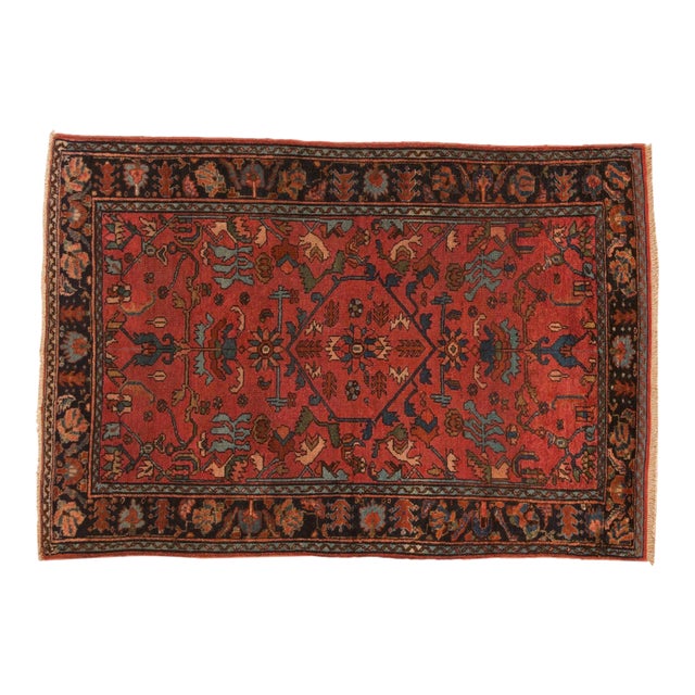 Antique Lilihan Rug - 3'3" x 4'9" For Sale