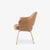 Knoll Saarinen Executive Arm Dining Chairs in Camel Leather & Brass Legs, Set of 6 For Sale - Image 4 of 11