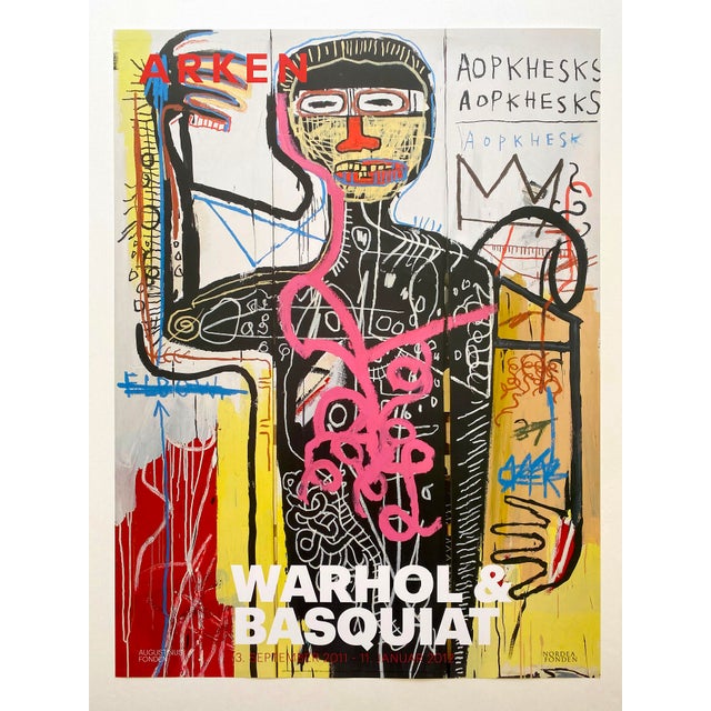 Andy Warhol & Jean Michel Basquiat Lithograph Print Limited