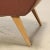 Wood Vintage Armchair with Wood Spring Padding Leatherette, 1950s For Sale - Image 7 of 11
