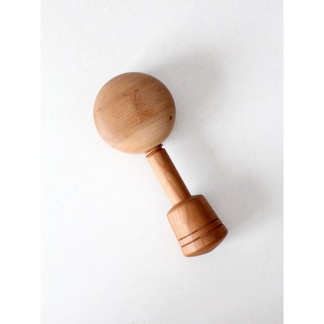 Vintage Mid-Century Turned Wood Nutcracker For Sale - Image 10 of 14