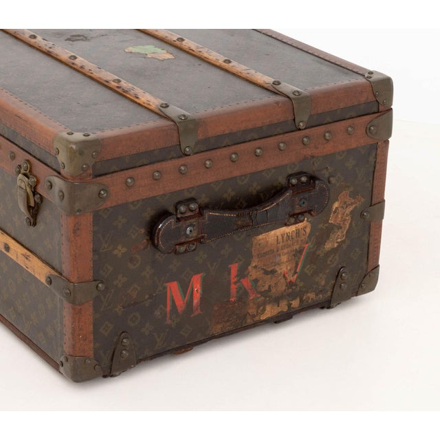 Louis Vuitton Monogram Steamer Trunk, Circa 1935 For Sale - Image 14 of 15