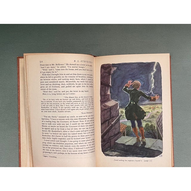 “Kidnapped” by Robert Louis Stevenson Cloth Cover Book For Sale - Image 9 of 12