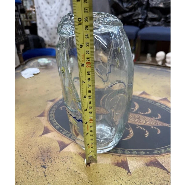 Glass 1982 Ralph Harvey Abstract Art Glass Vase Limited Edition For Sale - Image 7 of 7