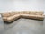 Vintage Roche Bobois Sectional from 1978. One of a kind 3 piece sectional, seats 6. Beautiful soft raised sticthed fabric....
