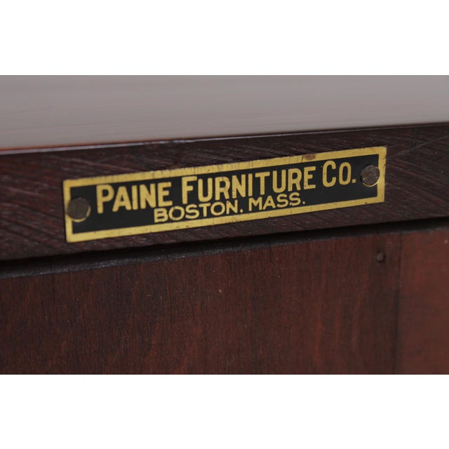 Paine Furniture Co of Boston Mahogany Custom High Chest For Sale - Image 13 of 14