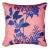 Paule Marrot Parrots Pillow Cover in Pink and Blue For Sale