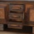 French Brown Oak Sideboard, 1940s For Sale - Image 6 of 9