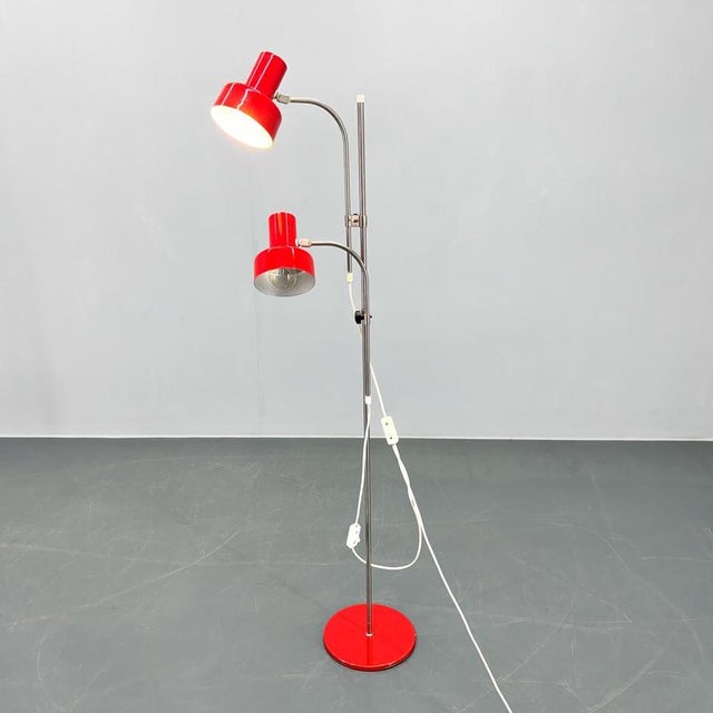 Mid-Century Adjustable Floor Lamp, Germany, 1970s For Sale - Image 3 of 17
