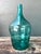 Mid 20th Century Vintage Teal Glass Demijohn For Sale - Image 5 of 13