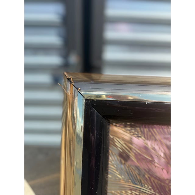 2 Vintage 1980s Erte Art Mirrors in Gold Frames For Sale - Image 9 of 12