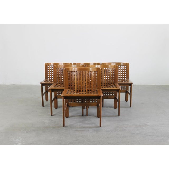 Transenna Chairs by Titina Ammannati and Giampiero Vitelli for Pozzi & Verga, 1970s, Set of 6 For Sale - Image 18 of 18