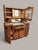 Art Nouveau Buffet in Oak with Marble, Cut Glass and Floral Carvings, 1910 For Sale - Image 6 of 9