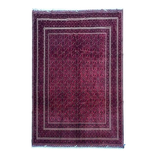 Afghan Turkmen Wool Rug 8’3” X 11’ For Sale