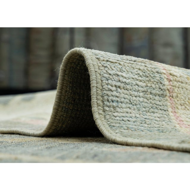Textile Turkish Oushak Rug 13'1" x 15'1" #18071 For Sale - Image 7 of 8