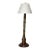 Elegant Turned Wood French Lamp For Sale
