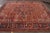 Textile 9 X 11 Vintage Persian Heriz Hand-Knotted Allover Wool Rug in Rust Color For Sale - Image 7 of 12