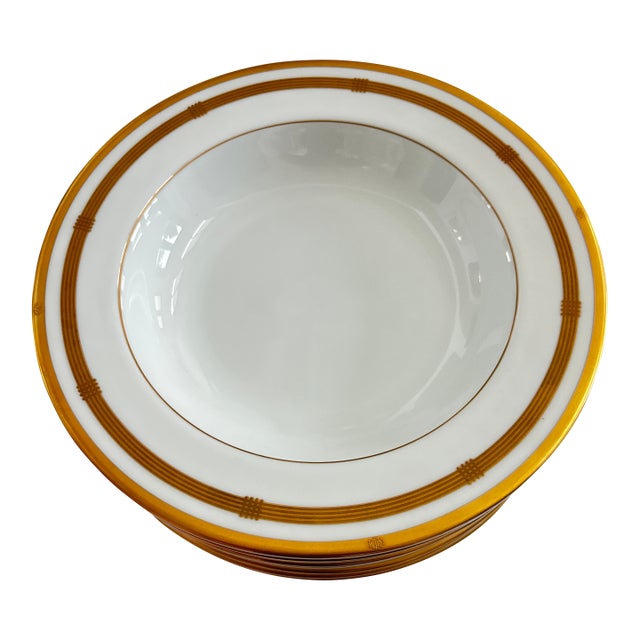 1980s Christian Dior Fine China Plates- Set of 8 For Sale