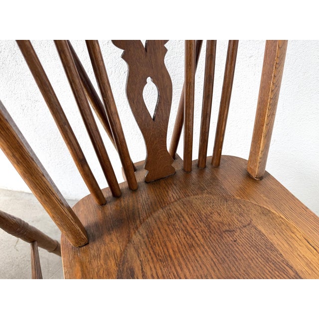 Wood Windsor Chairs, 1890s, Set of 4 For Sale - Image 7 of 18