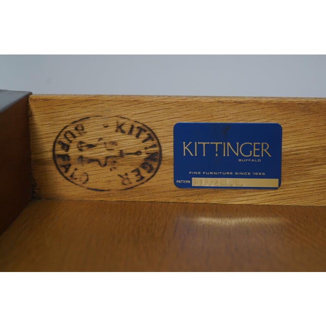 Kittinger 2 Drawer Mahogany Serving Table For Sale - Image 16 of 17