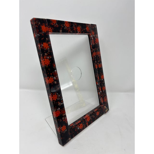 Traditional Murano Glass Picture Frame For Sale - Image 3 of 6