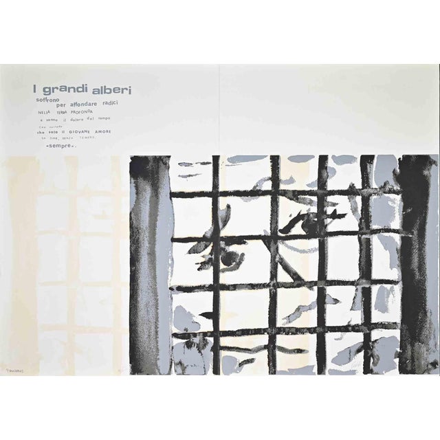Ennio Pouchard, The Big Trees, 1970, Screen Print For Sale