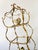 Vintage 1960s Italian Gold Gilt Curvy Tiered 2pc Etagere Shelf For Sale - Image 4 of 17