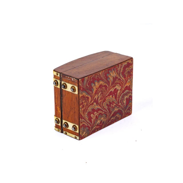 Victorian Antique Victorian Rosewood & Bone Pique Top Box, C. 1870 For Sale - Image 3 of 5