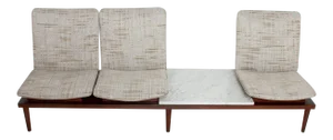 1960s Architectural Sofa Bench by Pedro Ramírez Vázquez for Irgsa