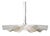 Wiggle Pendant Light, Tofu, 27.5" Diameter by Oggetti For Sale