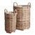 Marlar Rattan Baskets With Liners - Set of 2 For Sale