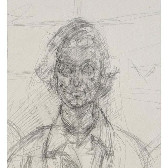 Alberto Giacometti, Portrait of a Young Girl II, 1963, Original Lithograph For Sale - Image 4 of 9