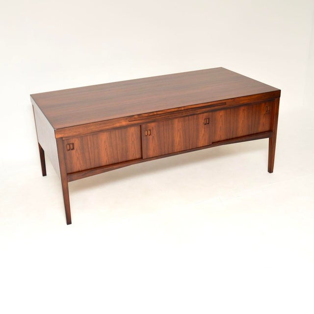 Large Vintage Danish Executive Desk, 1960 For Sale - Image 9 of 18