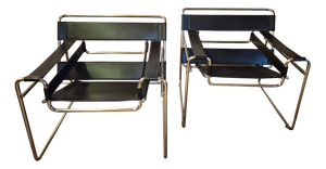 Wassily Chairs by Marcel Breuer for Gavina, 1970s, Set of 2