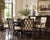 An elegant set of six authentic McGuire San Francisco dining armchairs featuring the company’s iconic diamond lattice...