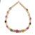 Gemstone Bochic “Capri” Vintage Ruby & Fancy Color Sapphire Necklace Set 18K & Silver For Sale - Image 7 of 12
