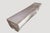 Reclaimed teak log is cut in half and carved into a stunning coffee table or bench. We have added a light shellack to the...