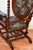 1870 Antique George Hunzinger Barley Twist Mahogany Rocking Chair New Upholstery For Sale - Image 11 of 13