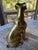 1960s Midcentury Solid Brass Sitting Dog Statue For Sale - Image 5 of 11