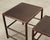 Wood Nest of Three McGuire Rattan Cane Raffia and Oak Side Tables For Sale - Image 7 of 18