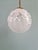 1930s Art Deco Pendant Light in Frosted Molded Pressed Glass, 1930s For Sale - Image 5 of 12