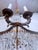 1920s Empire Brass Chandelier With a-Chain Crystals For Sale - Image 9 of 16