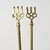 Metal Mid 20th Century Solid Brass Seashell Handle Fireplace Tool Set With Scallop Shell Base Stand For Sale - Image 7 of 15