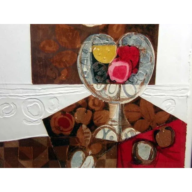 Impressionist 1990s "Perspectiva Con Imagen" Sunol Alvar Hand Signed Print For Sale - Image 3 of 7