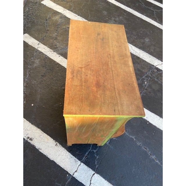 1900 - 1909 1900-1909 Green Old Cabinet For Sale - Image 5 of 6