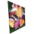 Abstract Vibrant Abstract Floral Canvas For Sale - Image 3 of 6