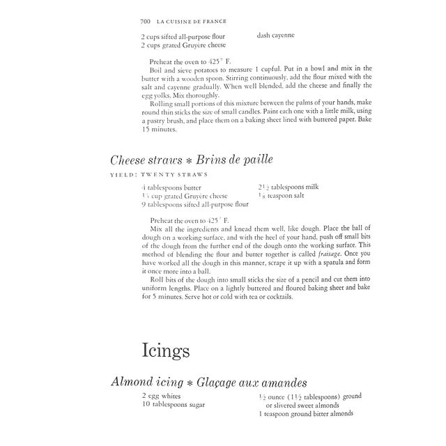 Paper "La Cuisine De France: The Modern French Cookbook" 1964 Mapie, the Countess De Toulouse-Lautrec For Sale - Image 7 of 10