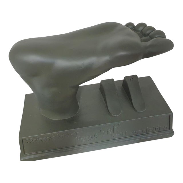 Vintage Epoxy Advertising Piece for Birkenstock, 1970s For Sale