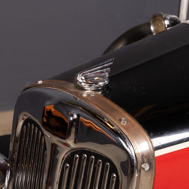 Black Vintage American Packard Two Seat Pedal Model Car, 1932 For Sale - Image 8 of 18