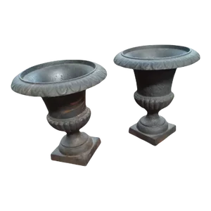 Pair of 19th Century Remaudiere Paris Urns